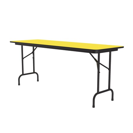 Correll CF HPL Folding Tables 24x72  Yellow CF2472PX-38